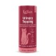Rosa KatKare 'Urinary Topping'-Dose, Katzenergänzungsprodukt mit Katzenillustration und 'Vital-Topping'-Label.