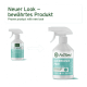 Bild von zwei AniForte Silver Water Spray Flaschen mit neuem Design und dem Text: "Neues Aussehen – bewährtes Produkt."