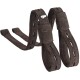 Slimline Mono Steigbügelriemen Columbia aus Wildleder braun 80 cm