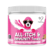 NutriPaw All-Itch & Immunity Treats for dogs, salmon flavor, 120 chews, 360g, for scratching, licking, and chewing relief.