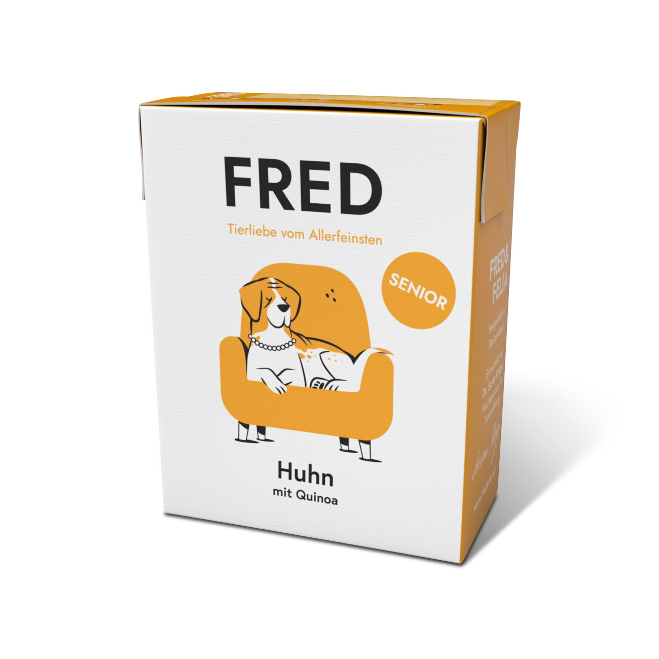 Fred & Felia FRED 10x390g SENIOR Huhn