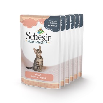 Schesir Kitten Huhn 6x85 g