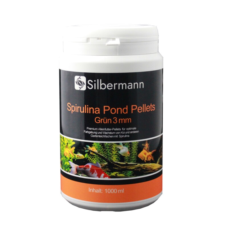 Silbermann Spirulina Pond Pellets 3 mm 1 l