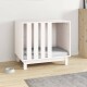Hundehütte Massivholz Kiefer Hundehöhle Hundebett weiß 70 cm, 50 cm, 62 cm