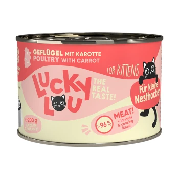 Nassfutter Katze Kitten Geflügel 6x200 g