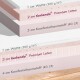 ® Orthopädisches LUXUS-Hundebett MELODY LATEX Soft Kunstleder Velours beige 1,5 m, 22 cm, 1 m