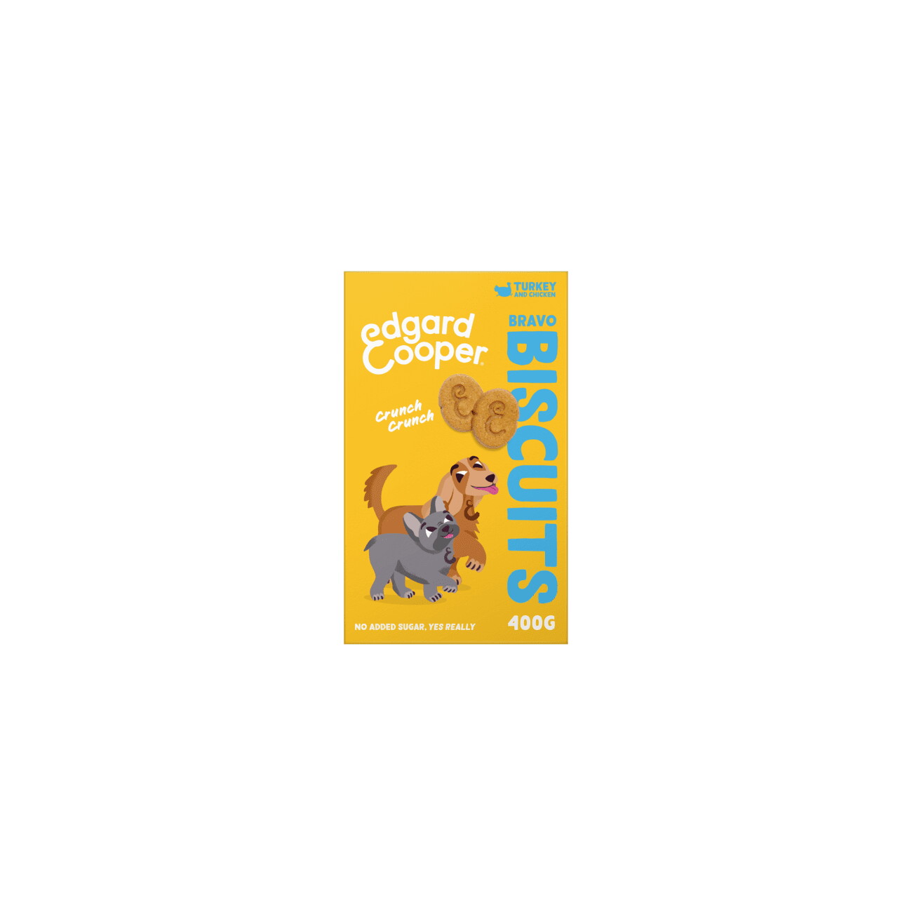 Edgard & Cooper Biscuits Truthahn und Huhn 400 g