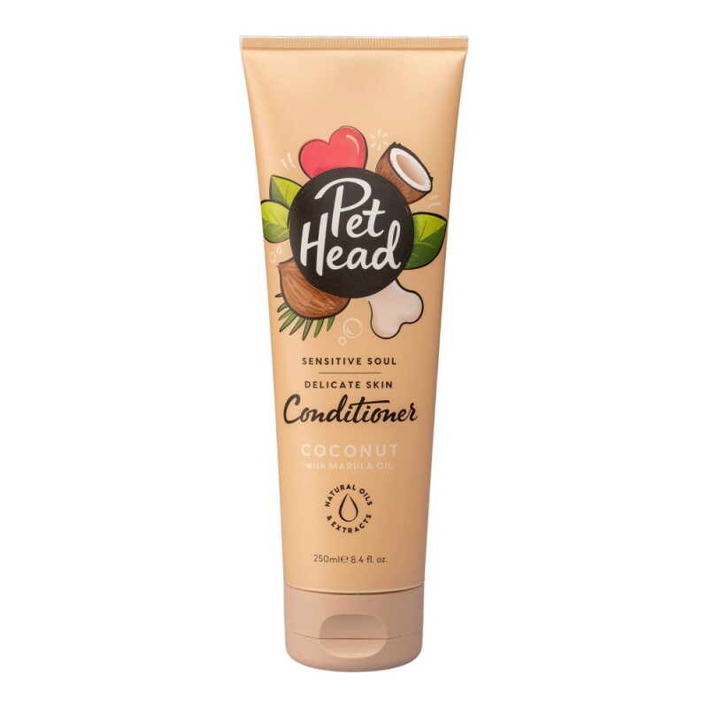 Pet Head Conditioner für Hunde 250 ml, Sensitive Soul, Kokosnussduft