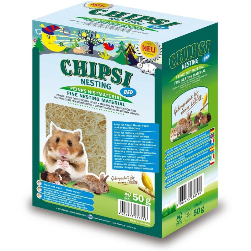 Chipsi Nesting Bed Nistmaterial 50g