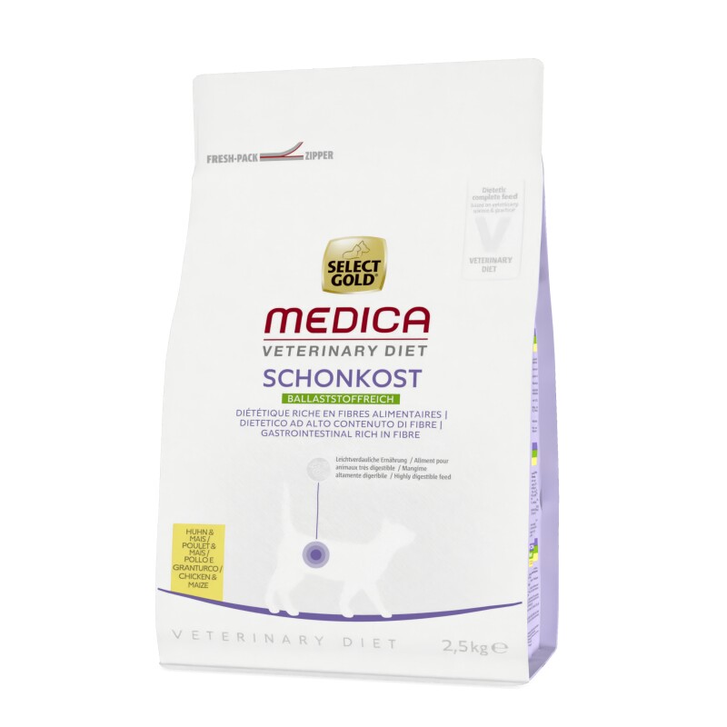 SELECT GOLD Medica dieetvoer rijk aan vezels 2,5 kg