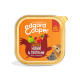 Edgard Cooper Hundefutterverpackung mit 'Saftiges Huhn & Truthahn' mit Apfel und Cranberry, entworfen für erwachsene Hunde.