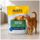 MultiFit Diamonds Aloe Vera Katzenstreu-Tüte mit gedruckten und echten orange-getigerten Katzen, 'Nicht Klumpend' 16L.