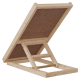 Holz-Haustierrampe mit verstellbarem Winkel, entworfen für einen einfachen Zugang für Haustiere.