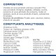 Emballage de nourriture pour animaux de compagnie affichant la composition et les constituants analytiques, y compris la teneur en protéines, en graisses et en vitamines en français.
