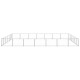 Hundezwinger Stahl silber 7 m, 6 m, 70 cm