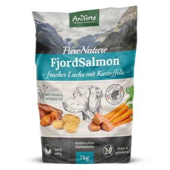 Aniforte Trockenfutter FjordSalmon – frischer Lachs mit Kartoffeln 7 kg