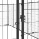 Outdoor Hundezwinger aus verzinktem Stahl 5,5 m, 6,6 m, 1,8 m
