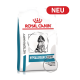 Royal Canin Veterinary Hypoallergenic-Welpenbeutel, rotes 'NEU'-Badge, Kreis mit Schrift 'AB DEM 6. MONAT ENDGEWICHT ÜBER 4 KG'