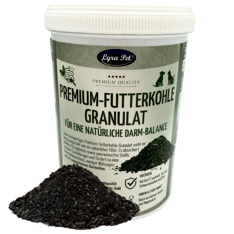 Lyra Pet Premium Futterkohle Granulat 250 g