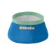 Blauer Hundenapf mit einem hellgrünen Rand, mit dem prominent in der Mitte angezeigten "RUFFWEAR"-Logo.