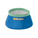 Blauer Hundenapf mit einem hellgrünen Rand, mit dem prominent in der Mitte angezeigten "RUFFWEAR"-Logo.