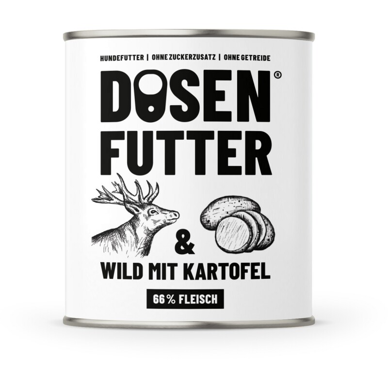 SCHNAUZE & CO. 6x800g WILD & KARTOFFEL