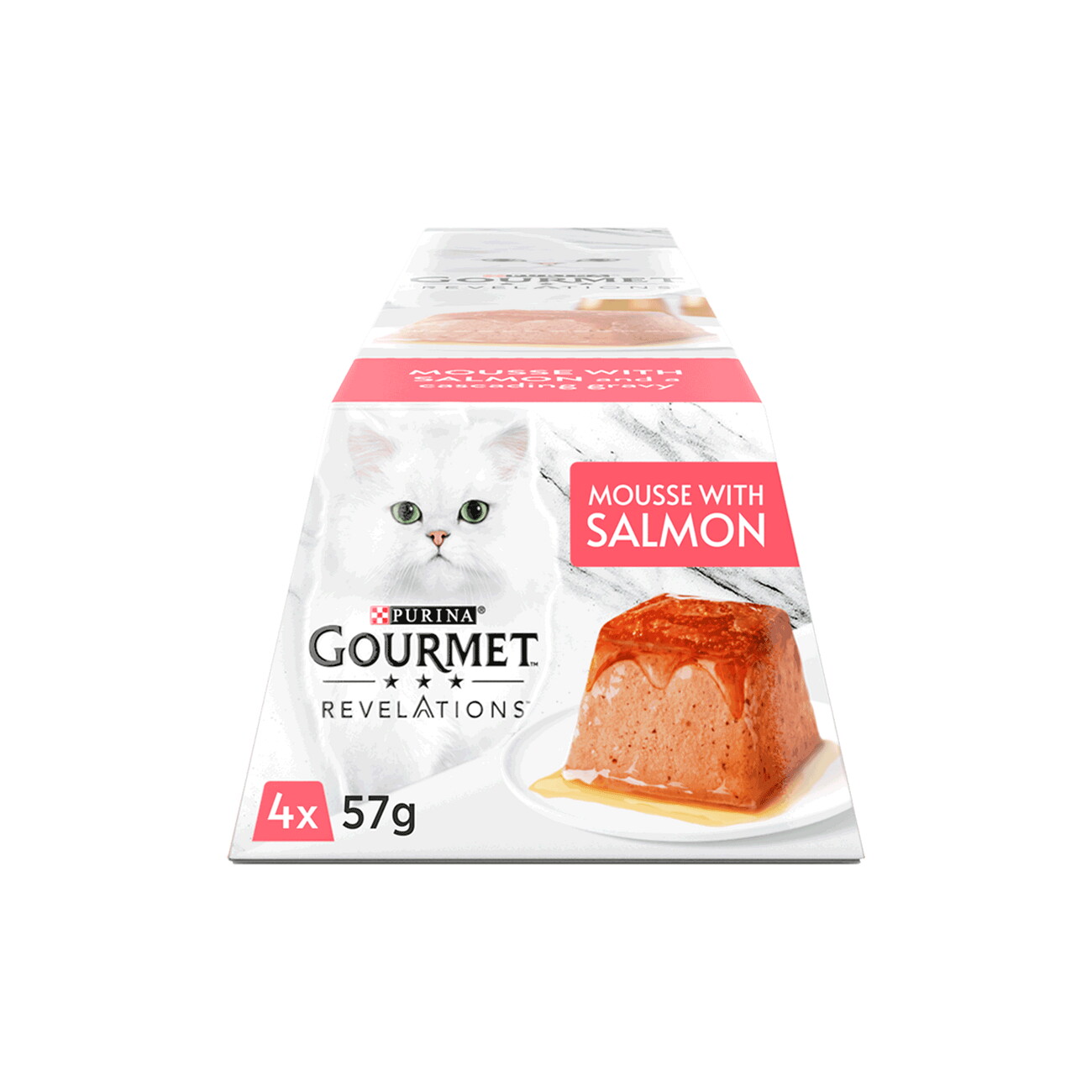 GOURMET Revelations Mousse Wet Cat Food 4 x 57 g Salmon