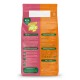 Back of Burgess Excel guinea pig food bag, pink/orange, shows "92% of vets recommend" badge and "Muesli FREE" label