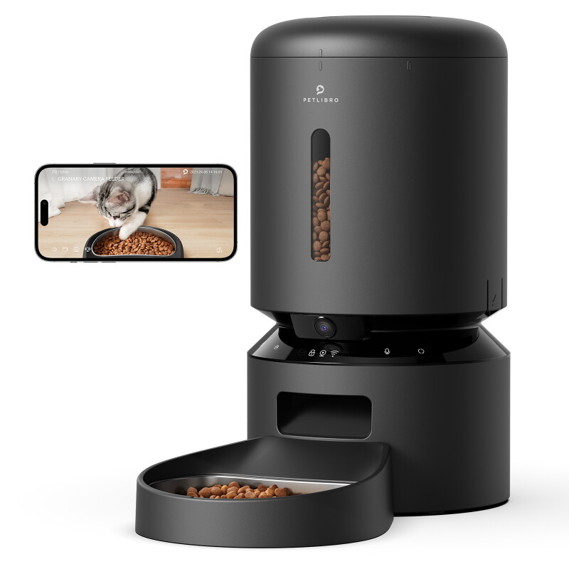 Petlibro Granary Futterautomat mit Überwachungskamera (5L) schwarz