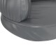 Hundebett Ergonomisch Kunstleder grau S
