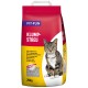 A 20kg bag of FIT+FUN clumping cat litter featuring a tabby cat on the front, with text in multiple languages including "KLUMP-STREU."