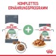 Royal Canin Care Digestive Haustierfutterverpackung mit trockenem Kibble und Nassfutter, mit dem Text "Komplettes Ernährungsprogramm" und "Proven Results."