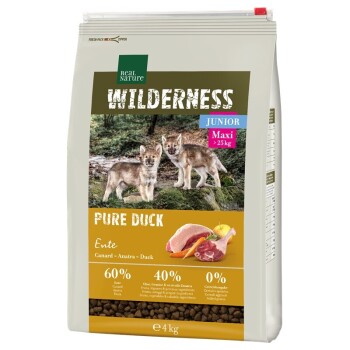 REAL NATURE WILDERNESS Maxi Junior Pure Duck 4 kg