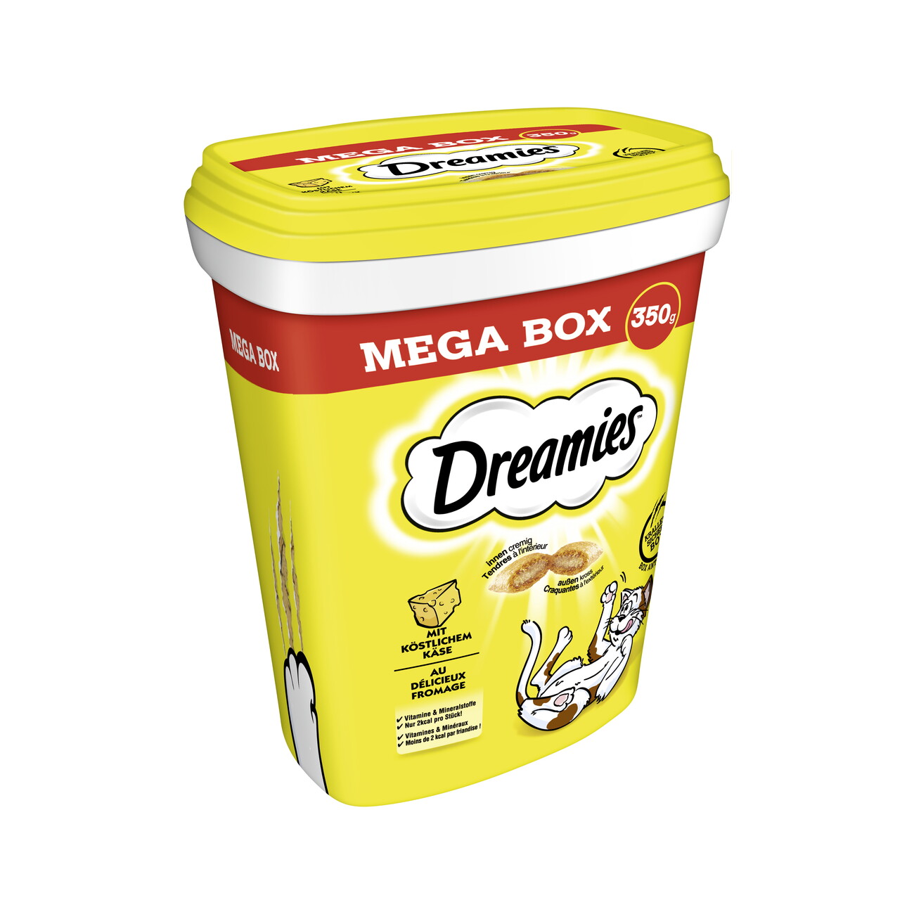 Dreamies Tub Mit Käse 350G - Image 2