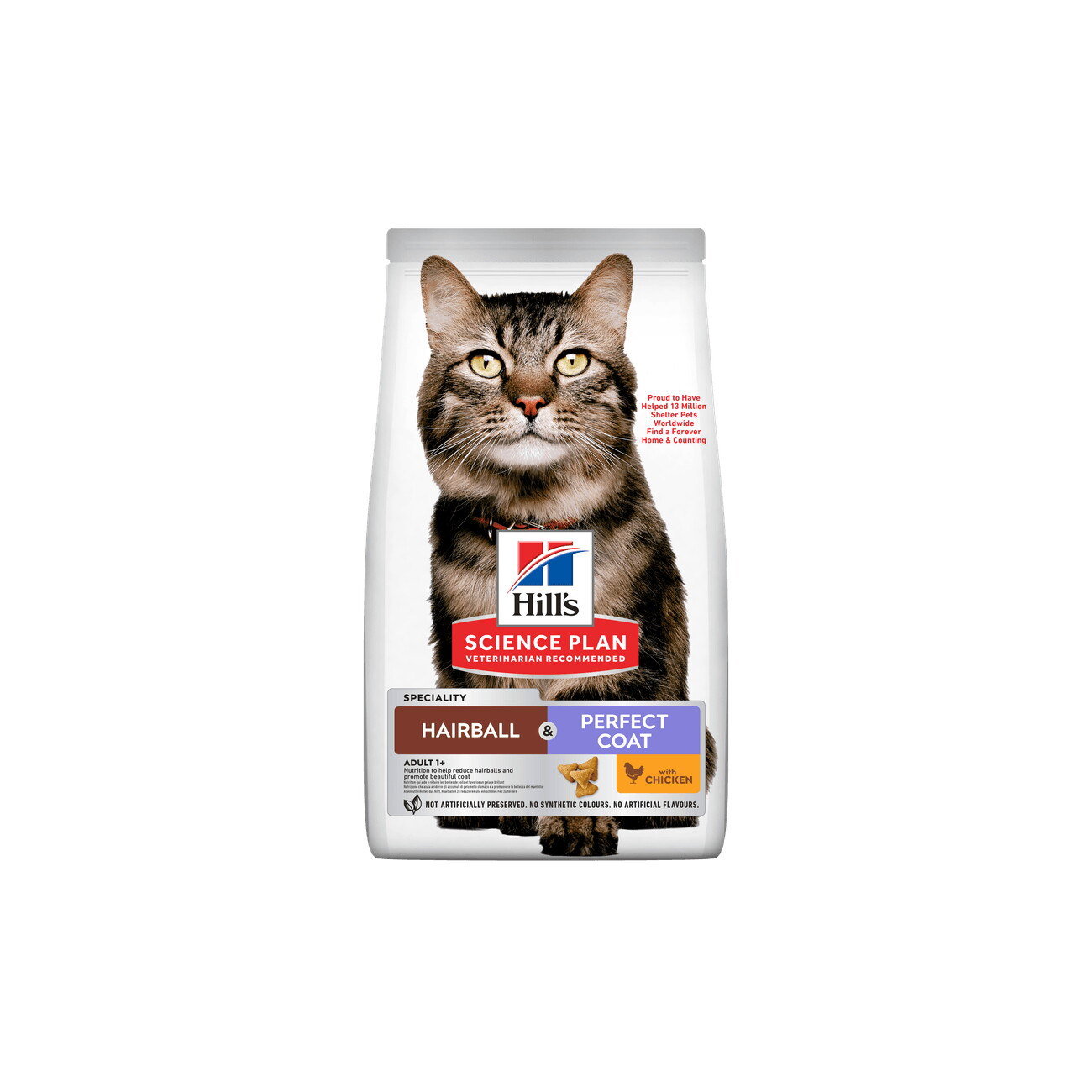 Hill's Science Plan Trockenfutter Katze Adult Hairball & Perfect Coat Huhn 3 kg