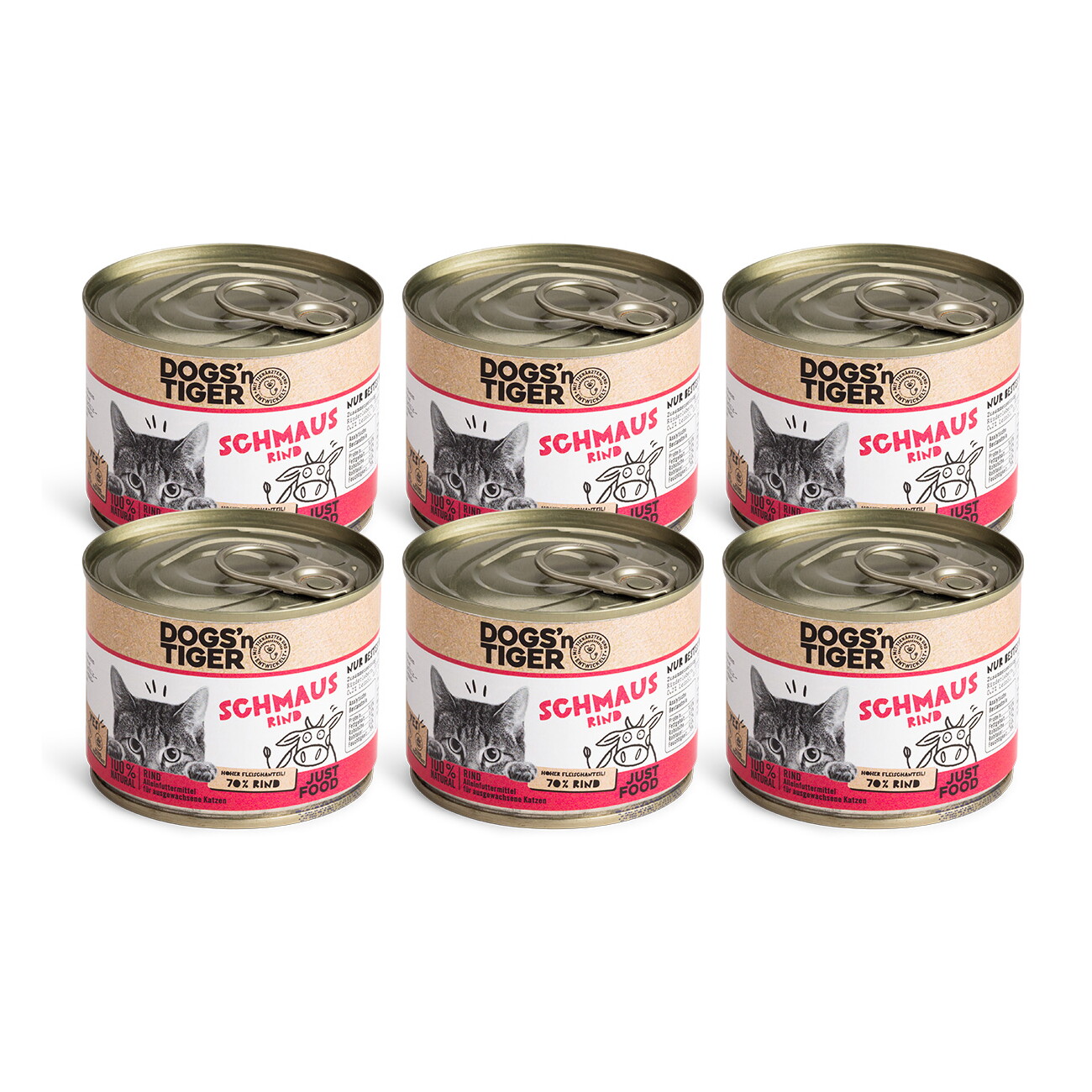 Dogs'n Tiger Schmaus 6x200 g