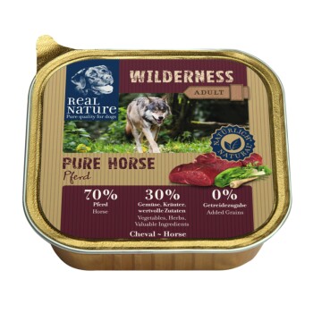 REAL NATURE WILDERNESS Adult 16x100g Pure Horse Pferd