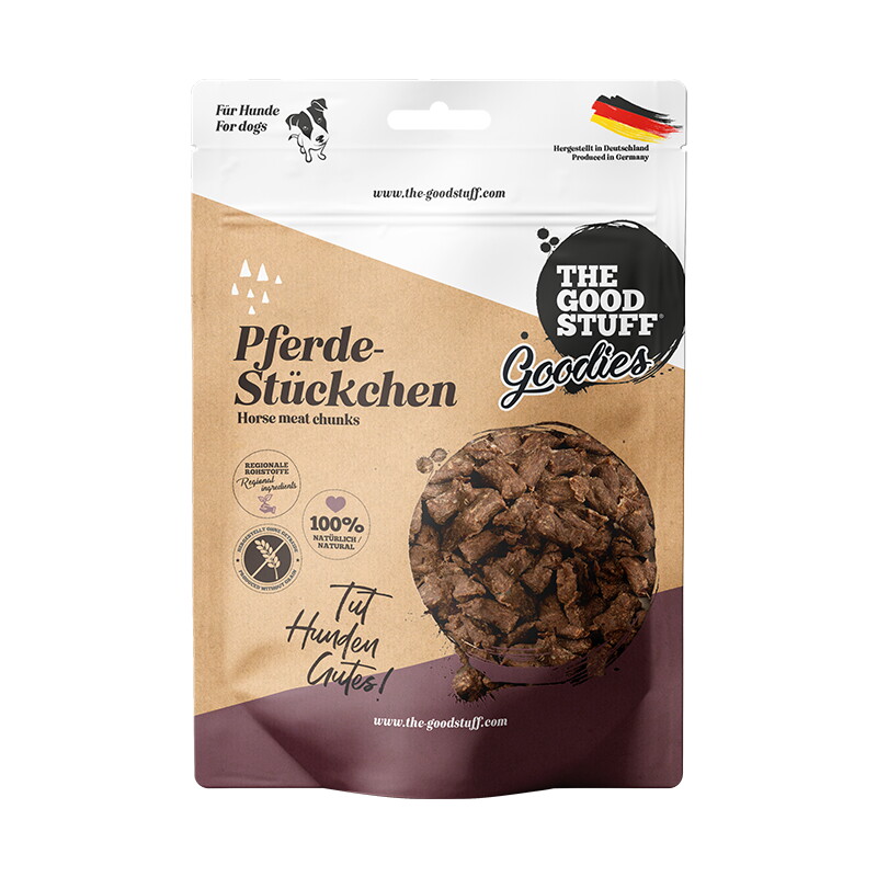 The Goodstuff Pferde-Stückchen 4 x 150g