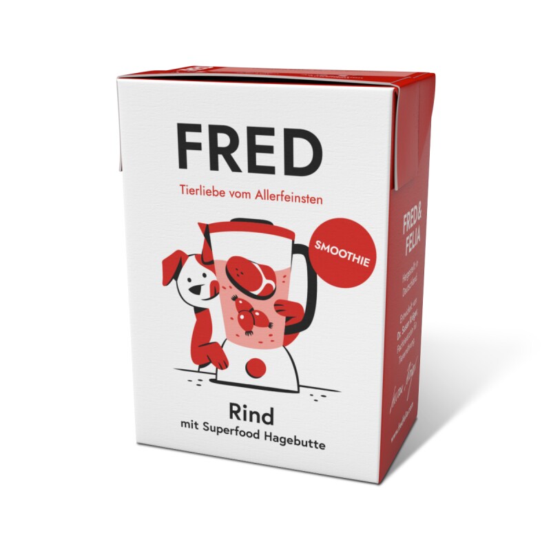 Fred & Felia FRED Smoothie Rind mit Hagebutte 10 x 190g