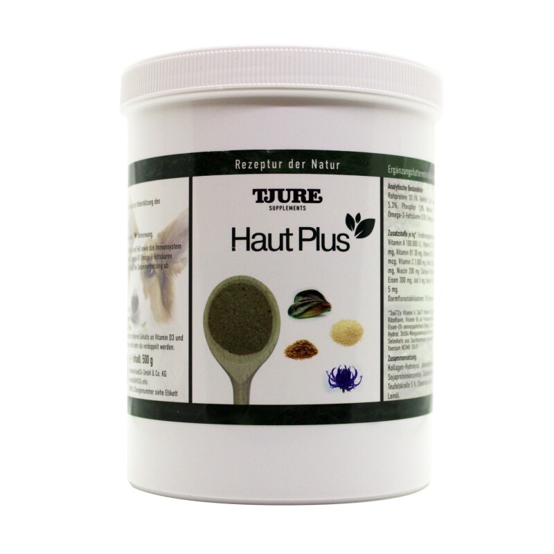 Tjure - Haut Plus 500 g | bei Haut- und Fellproblemen | mit Omega-3/ Omega-6 Fettsäuren