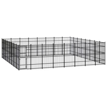 Hundezwinger Box Stahl 7,68 m, 7,68 m, 2 m