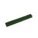 Green triple-ridged dog chew stick (dental chew) on white background