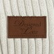 DBL Katzenbett Ribbed hellgrau
