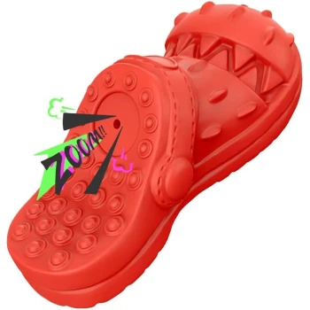Kauspielzeug Schuh rot