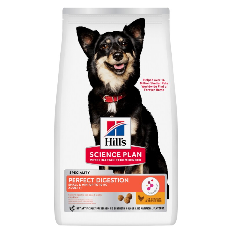 Hill's Science Plan Perfect Digestion Adult Small & Mini met kip 3 kg