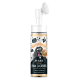 Flasche Bugalugs No Rinse Haferflocken Pfotenreiniger mit Silikonbürste, Schaumshampoo für Hunde, 200 ml, vegan und parabenfrei.