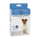 Verpackung für eine waschbare Hundewindel, gekennzeichnet als 'Waschbare Windel', geeignet für Hunde mit einem Gewicht von 4-7 kg, mit Größenoptionen von XS bis XL.