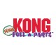 Logo KONG Sushi Pull-A-Partz avec le texte rouge vif "KONG", avec "SUSHI" en orange et "PULL-A-PARTZ" en violet en dessous.