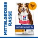 Hill's Science Plan Hundefutterbeutel für reife Erwachsene 7+, mit Huhn als Hauptzutat, mit einem vom Tierarzt empfohlenen Etikett.
