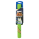 Chuckit! Max Glow Ultra Fetch Stick, grünes, im Dunkeln leuchtendes Hundespielzeug mit Verpackung, die einen weißen Hund zeigt, der den Stock hält.